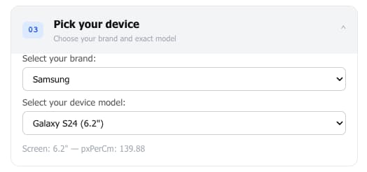 Method 3 Selecting Your Device Manually